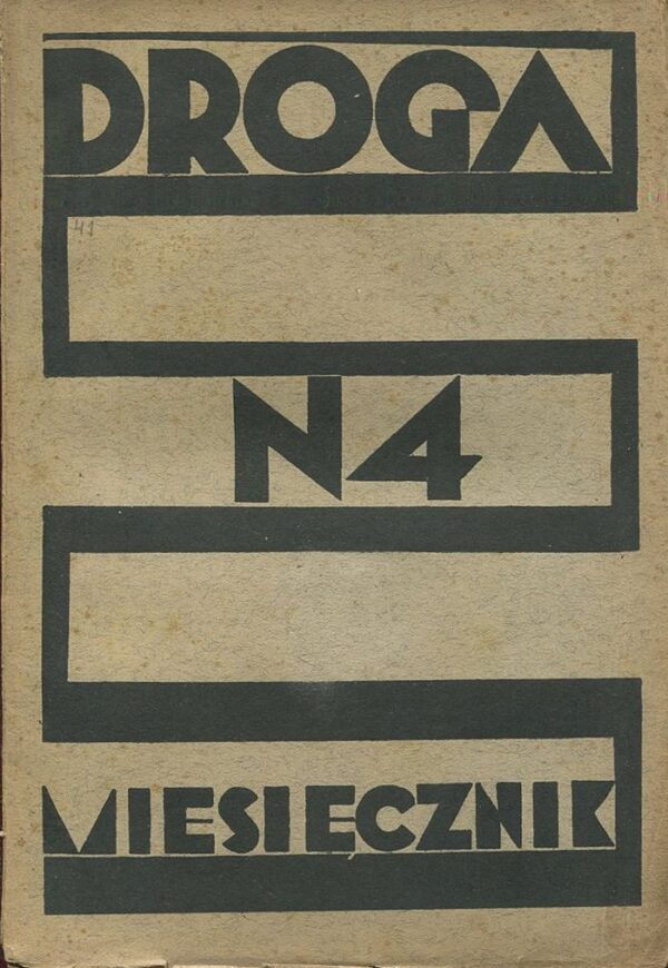 miesięcznik DROGA NR 4/1934