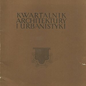 KWARTALNIK ARCHITEKTURY I URBANISTYKI NR 3-4/1973