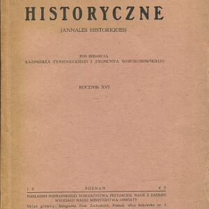 ROCZNIKI HISTORYCZNE (ANNALES HISTORIQUES). ROCZNIK XVI