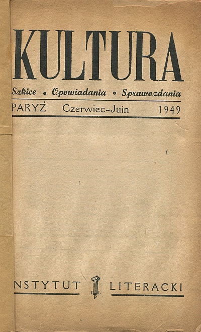 KULTURA. CZERWIEC 1949