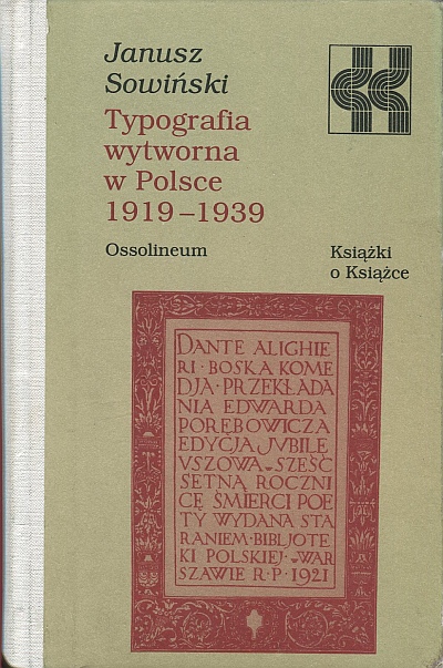TYPOGRAFIA WYTWORNA W POLSCE 1919-1939