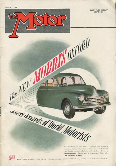 miesięcznik THE MOTOR, MARCH 2 (1949)