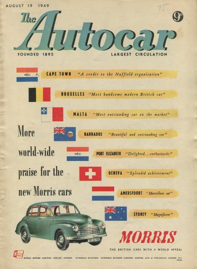 THE AUTOCAR AUGUST 19/1949