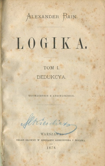 LOGIKA. TOM I–II