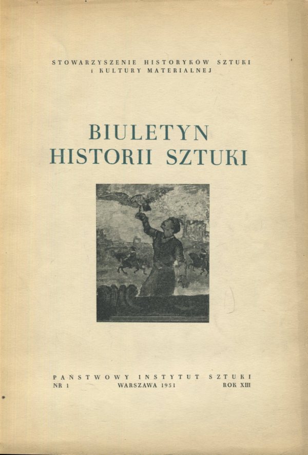 BIULETYN HISTORII SZTUKI NR 1 XIII (1951)