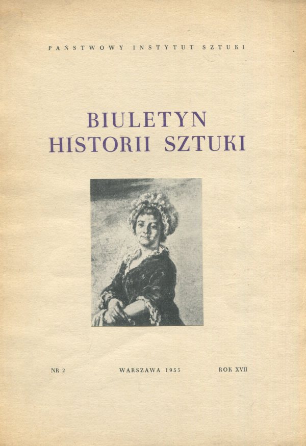 BIULETYN HISTORII SZTUKI NR 2/1955