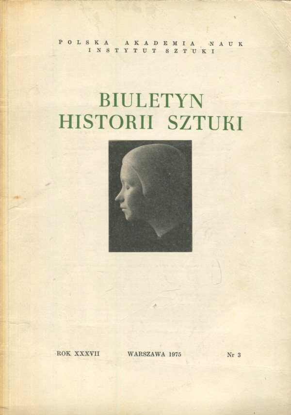 BIULETYN HISTORII SZTUKI NR 3/1975