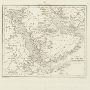 mapa ARABIA I OKOLICZNI SĄSIEDZI