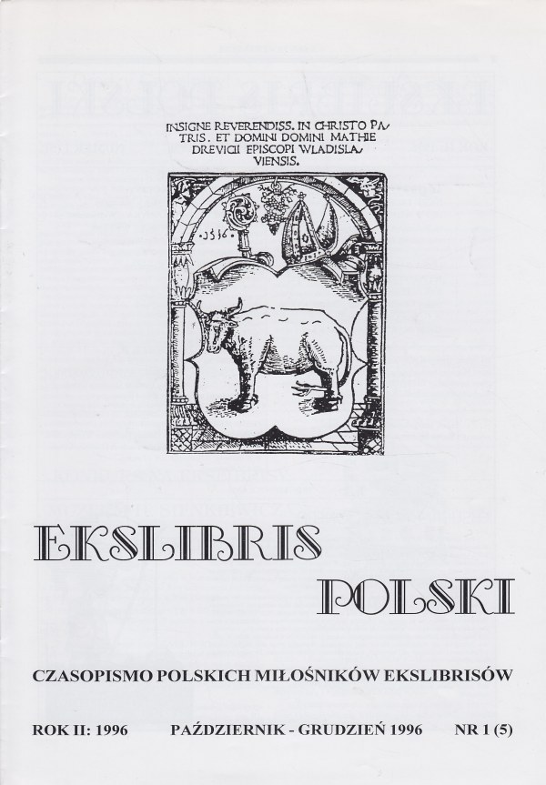 EKSLIBRIS POLSKI NR 1/1996