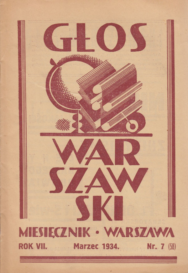 GŁOS WARSZAWSKI, ROK VII, NR 7 (1934)