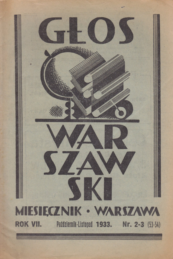 GŁOS WARSZAWSKI, ROK VII, NR 2-3 (1933)