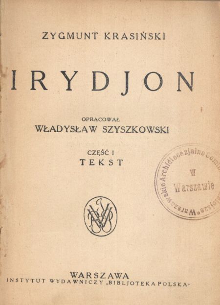 IRYDION, cześć I-II