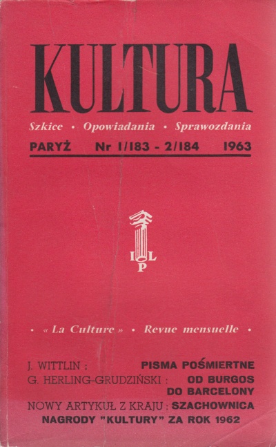 miesięcznik KULTURA 183-184/1963