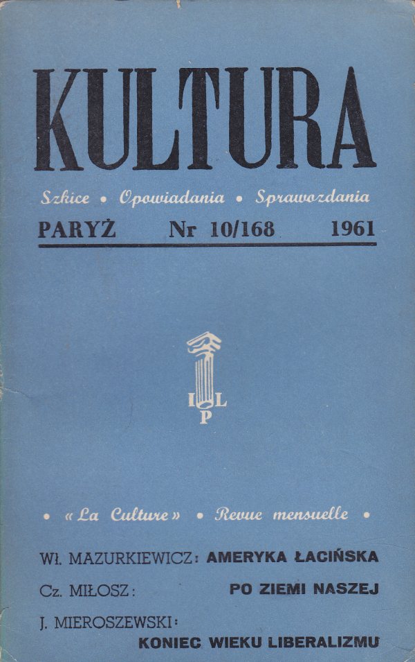 miesięcznik KULTURA 168/1961
