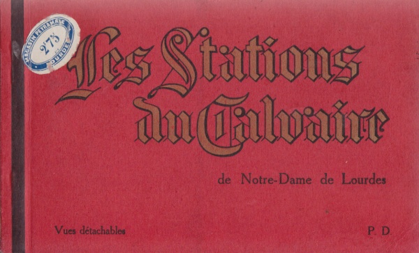 pocztówki LES STATIONS DU CALVAIRE