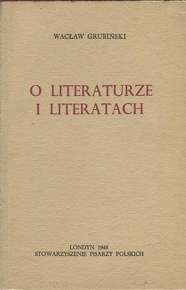 O LITERATURZE I LITERATACH