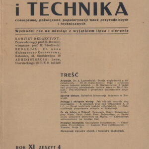 PRZYRODA I TECHNIKA NR 4/1932