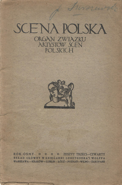 SCENA POLSKA. ZESZYT 3-4 (1926)