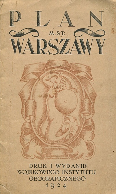 KSIĄŻECZKA DO PLANU M. ST. WARSZAWY 1924