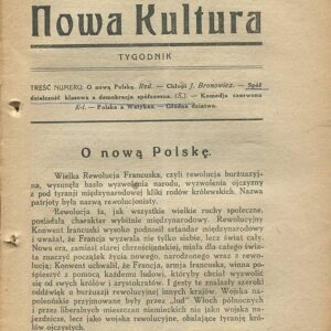 NOWA KULTURA NR 13/1923
