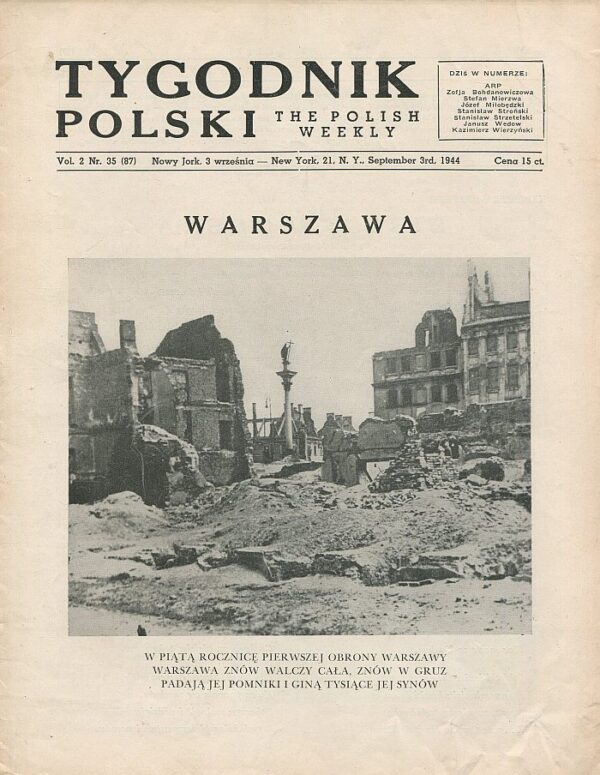 TYGODNIK POLSKI NR (87) 35/1944