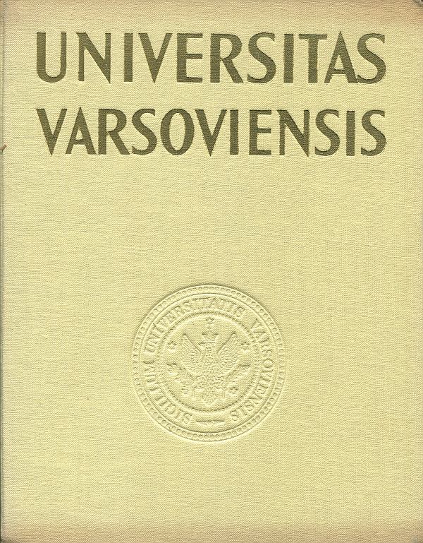 THE UNIVERSITY OF WARSAW