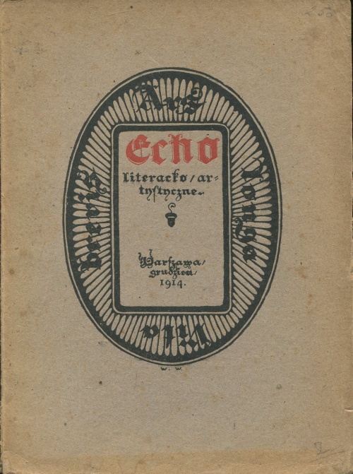 czasopismo ECHO LITERACKO-ARTYSTYCZNE 1914 ZESZYT 23-24