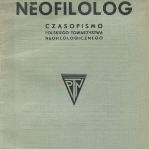 NEOFILOLOG NR 2/1939