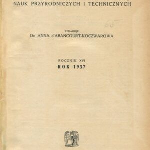 PRZYRODA I TECHNIKA. ROCZNIK 1937