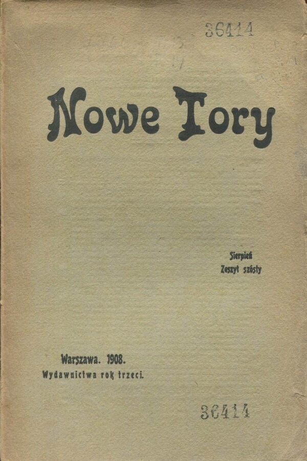 miesięcznik NOWE TORY NR 6/1908