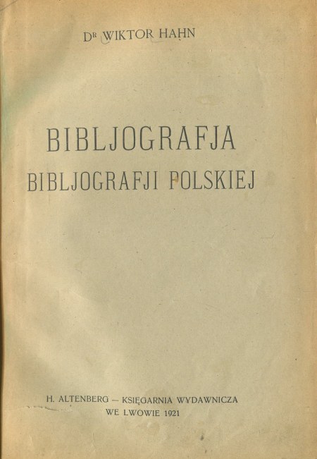 BIBLIOGRAFIA BIBLIOGRAFII POLSKIEJ