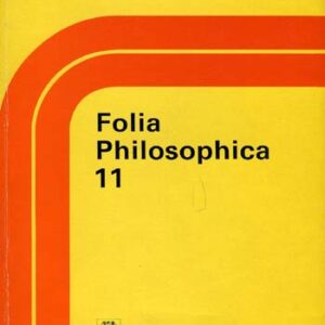 FOLIA PHILOSOPHICA 11