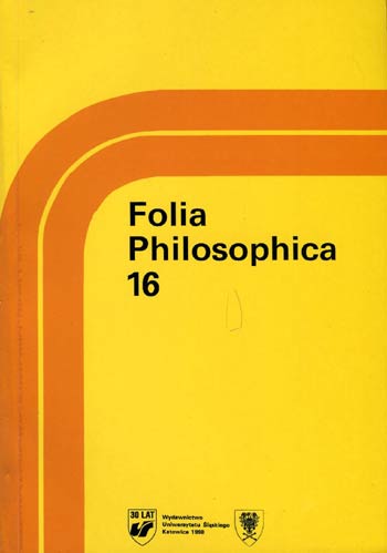 FOLIA PHILOSOPHICA 16