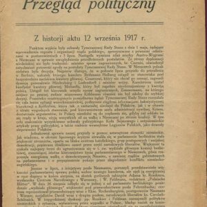 PRZEGLĄD POLITYCZNY NR 1/1917