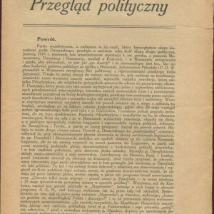 PRZEGLĄD POLITYCZNY NR 9/1917