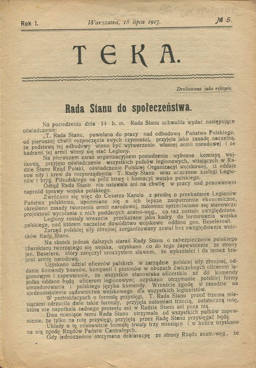 TEKA NR 5/1917