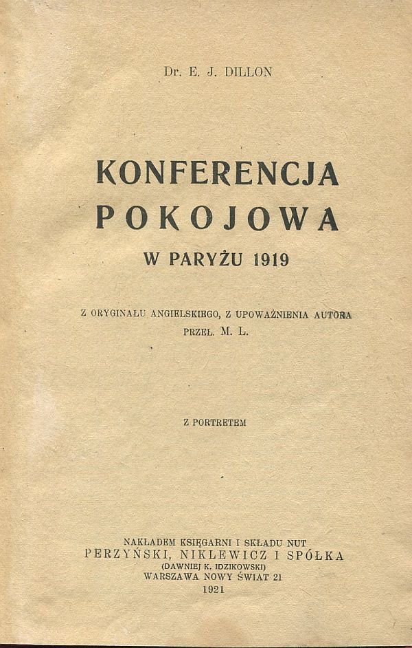 KONFERENCJA POKOJOWA W PARYŻU 1919