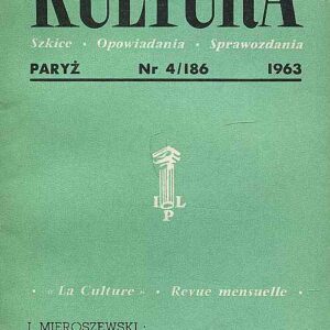 miesięcznik KULTURA 186/1963