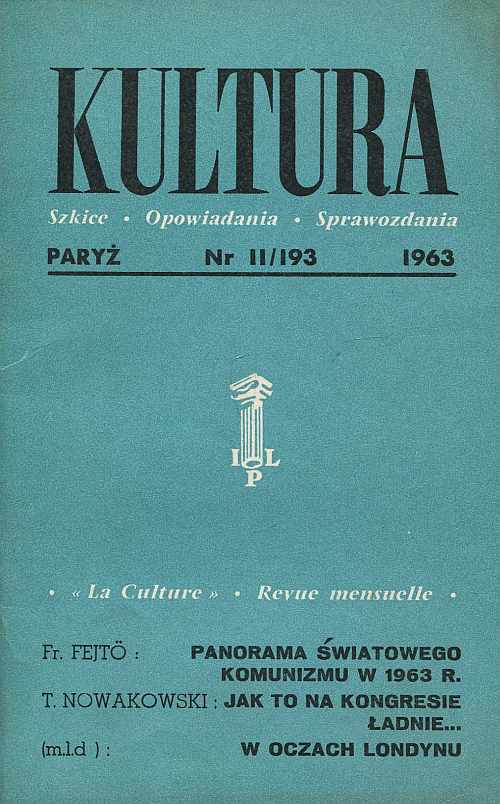 miesięcznik KULTURA 193/1963