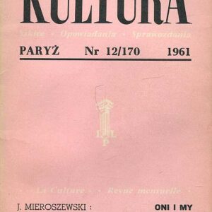 miesięcznik KULTURA 170/1961