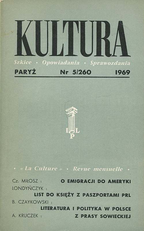 miesięcznik KULTURA 260/1969