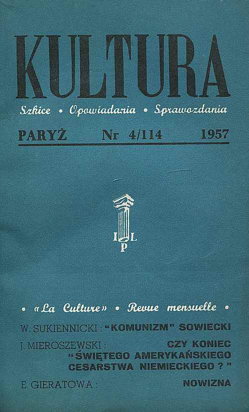 miesięcznik KULTURA 114/1957