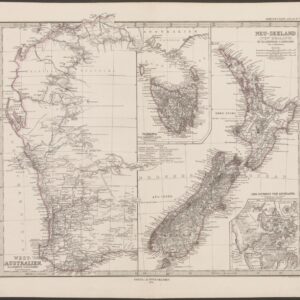 mapa ZACHODNIA AUSTRALIA