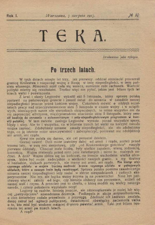 TEKA NR 10/1917
