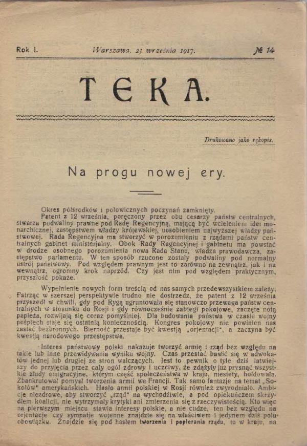 TEKA NR 14/1917