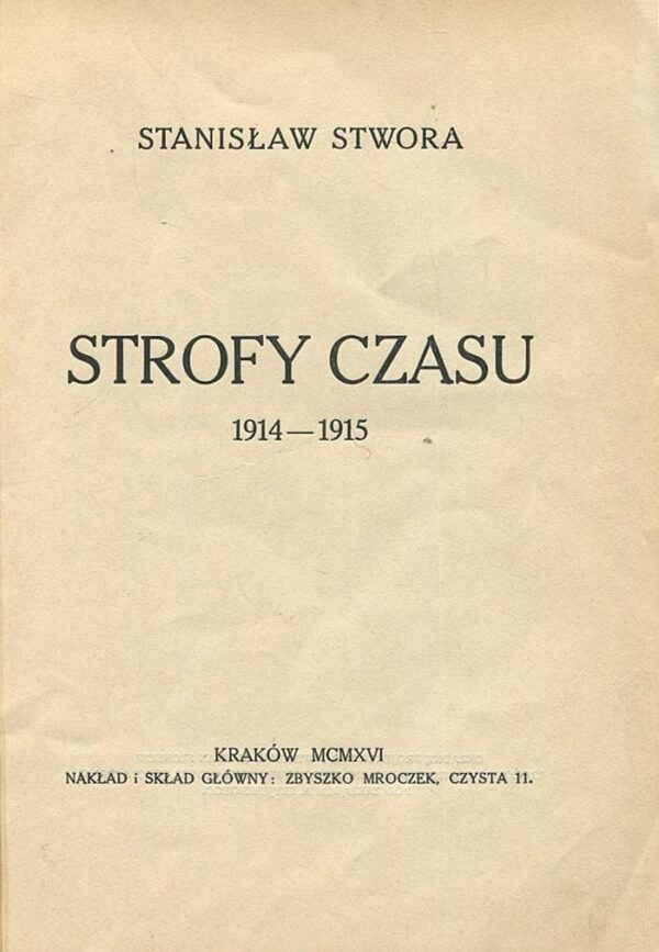 STROFY CZASU 1914-1915