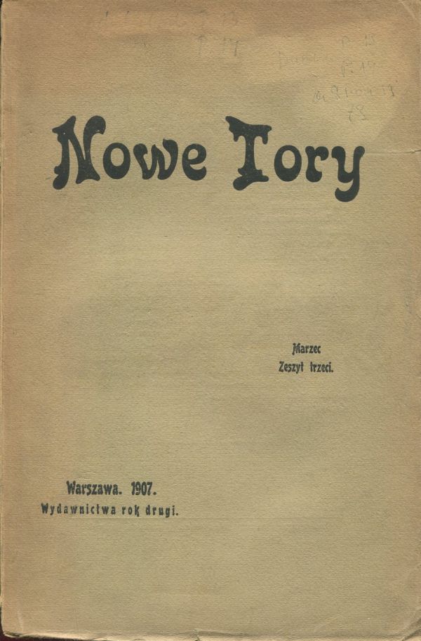 miesięcznik NOWE TORY NR 3/1907