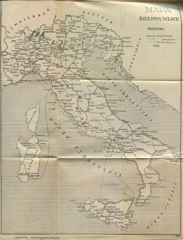 Przewodnik po Włoszech ze szczególnym uwzględnieniem Rzymu, z ilustracjami i mapą kolejową Włoch