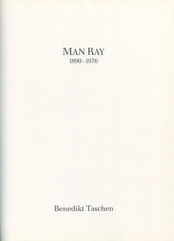 MAN RAY 1890-1976