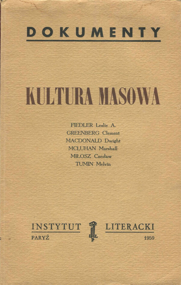 KULTURA MASOWA